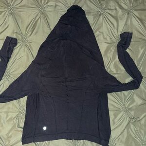 Lululemon Athletica Black Hooded Long Sleeve